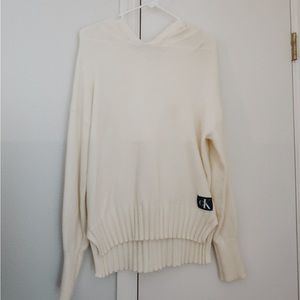 CALVIN KLEIN Knit Sweater with Hoodie